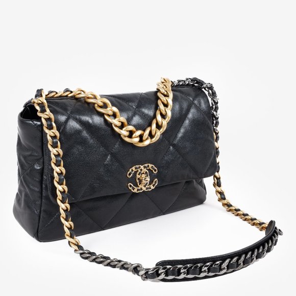Chanel 19 Black Large - Picture 6 of 14